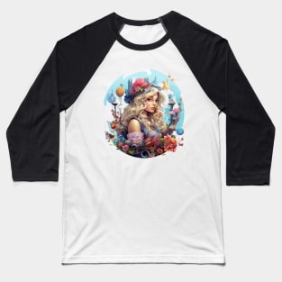 Blonde Beauty Baseball T-Shirt